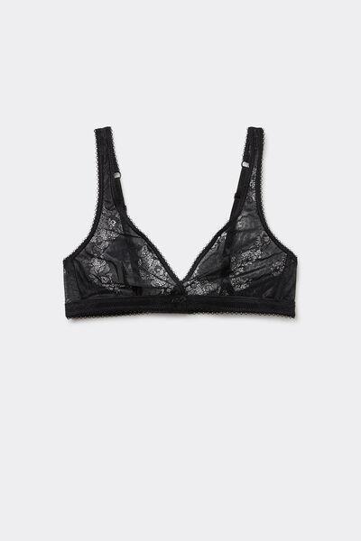 Black Noir Opulence Triangle Bra, , large image number 4