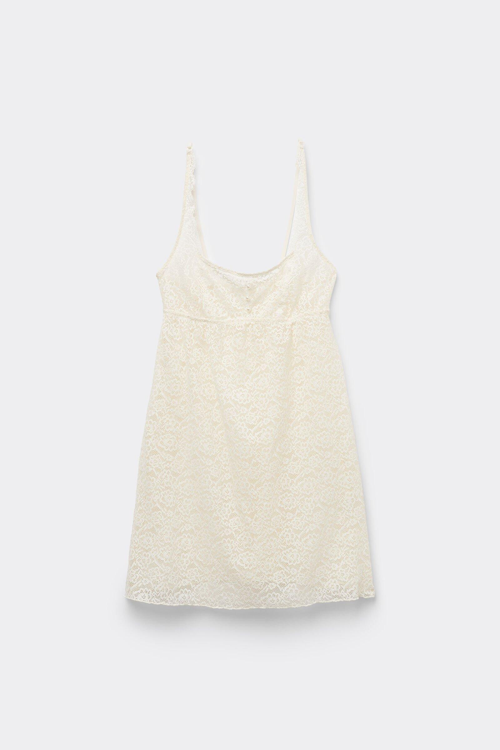 White Pearl Dream Babydoll, 5701_677V, large image number 0