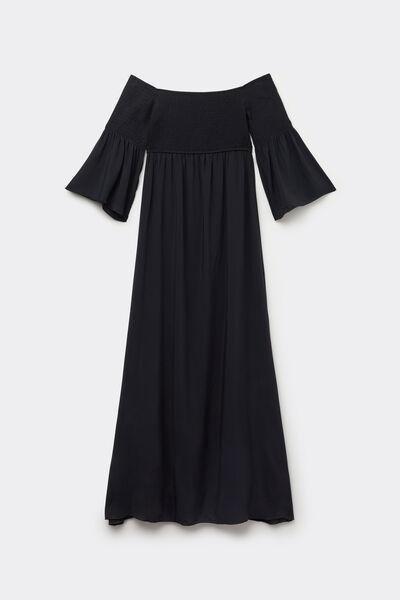 Black Off-The-Shoulder Dress, , large image number 4