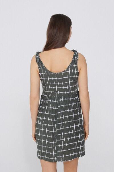 Green Short Knotted Dress, , large image number 2