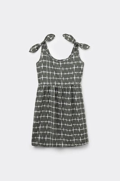Green Short Knotted Dress, , large image number 4