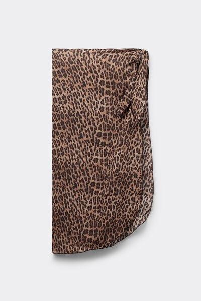 Multicolour Canvas Midi Sarong, , large image number 1