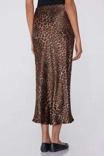 Multicolour Satin Midi Skirt, , large image number 2