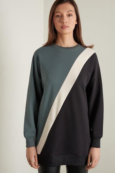 Multicolour Oversized Cotton Sweatshirt, 5701_562U, large image number 0