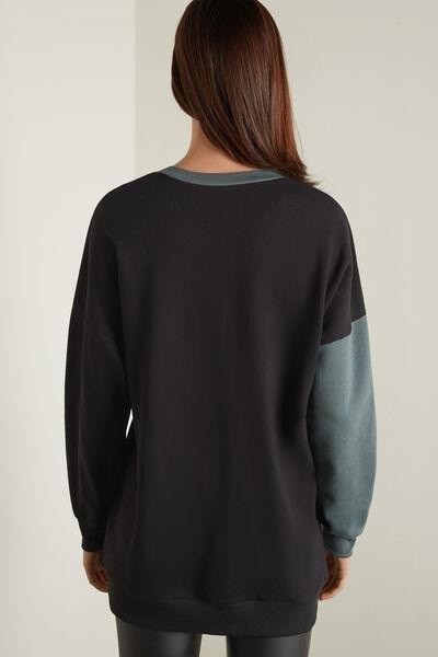 Multicolour Oversized Cotton Sweatshirt, 5701_562U, large image number 2