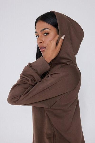 Brown Long Sleeve Jacket, 5701_163Z, large image number 3