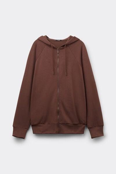Brown Long Sleeve Jacket, 5701_163Z, large image number 4