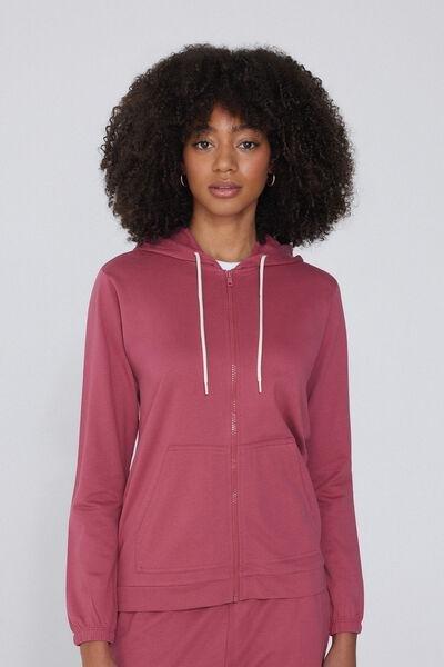 Pink Hooded Sweatshirt, , large image number 0