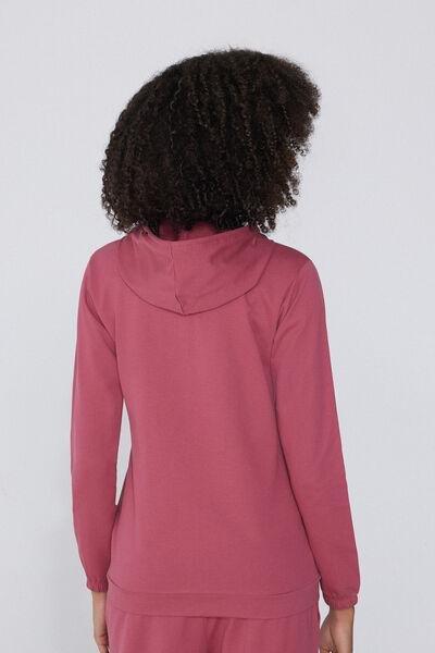 Pink Hooded Sweatshirt, , large image number 2