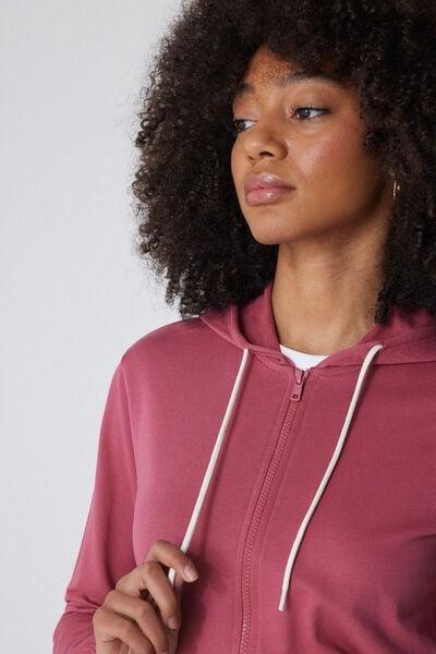 Pink Hooded Sweatshirt, , large image number 3