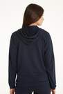 Tezenis - Absolute Blue Hooded Sweatshirt With Zip And Drawstring, Women