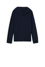 Tezenis - Blue Zip And Drawstring Hooded Sweatshirt