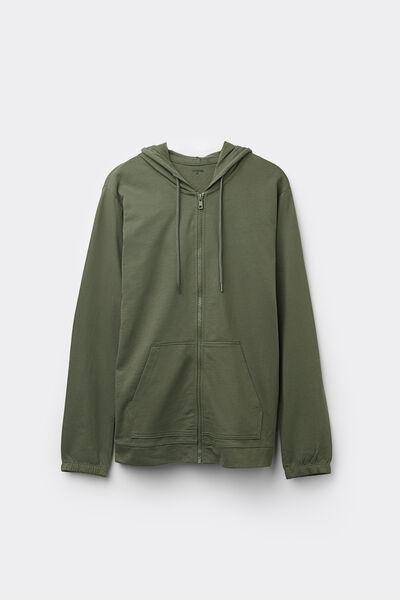 Green Hooded Sweatshirt, , large image number 4