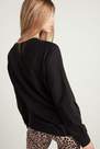 Tezenis - Black Pure Cotton Basic Sweatshirt, Women