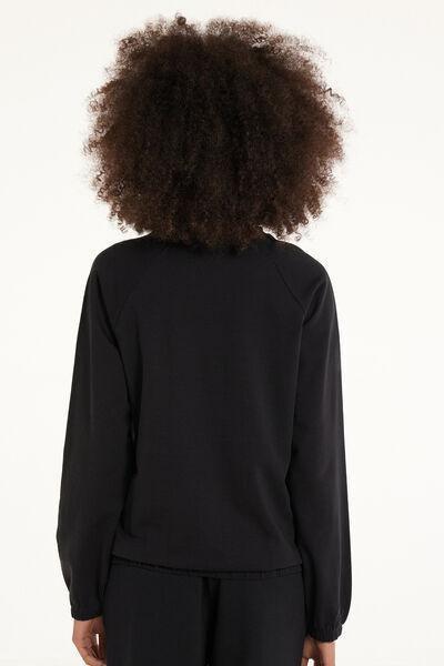 Black Long-Sleeved Top, , large image number 2