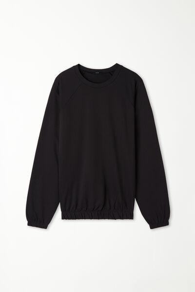 Black Long-Sleeved Top, , large image number 4