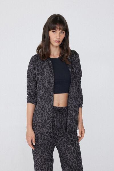 Multicolour Hooded Zip-Up Sweatshirt, 5701_909W, large image number 0