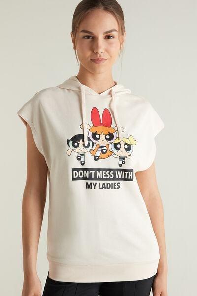 Nude Powerpuff Girls Sleeveless Hooded Sweatshirt, , large image number 0