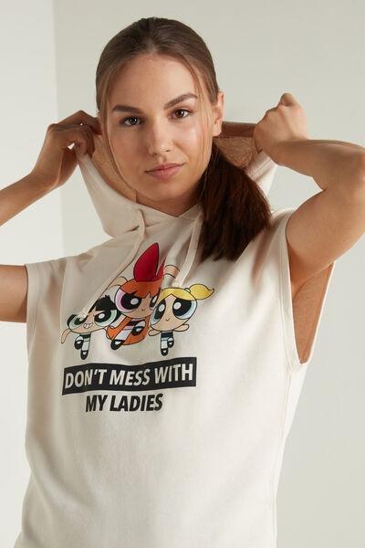 Nude Powerpuff Girls Sleeveless Hooded Sweatshirt, , large image number 1