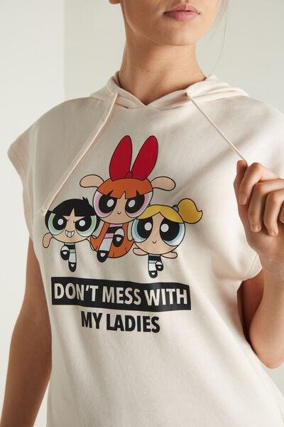 Nude Powerpuff Girls Sleeveless Hooded Sweatshirt, , large image number 3
