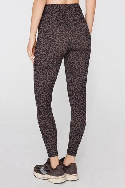 Gray Printed Shaping Leggings, 5701_219Z, large image number 2