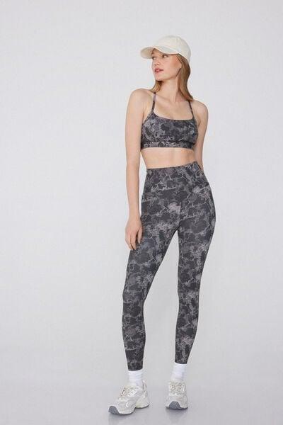 Multicolour Printed Shaping Leggings, 5701_764Y, large image number 0