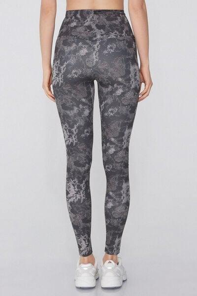 Multicolour Printed Shaping Leggings, 5701_764Y, large image number 2