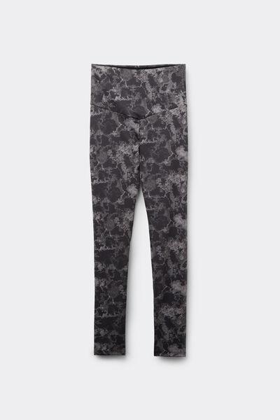 Multicolour Printed Shaping Leggings, , large image number 4