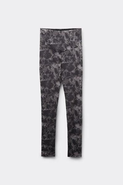 Multicolour Printed Shaping Leggings, 5701_764Y, large image number 4