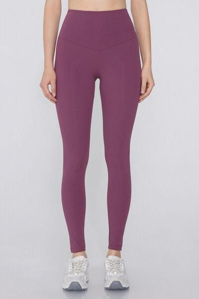 Violet High-Waisted Shaping Leggings, , large image number 0