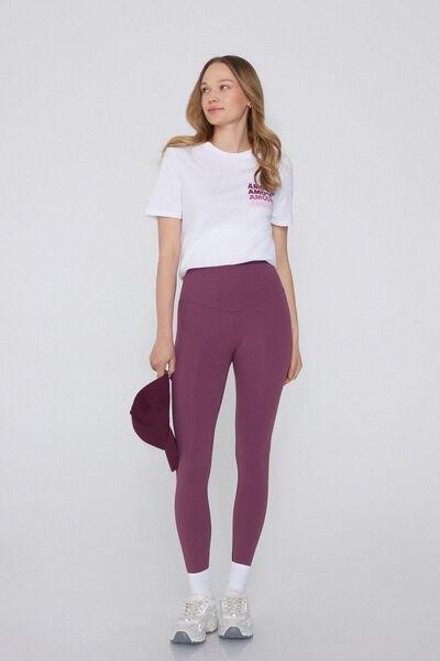 Violet High-Waisted Shaping Leggings, , large image number 1