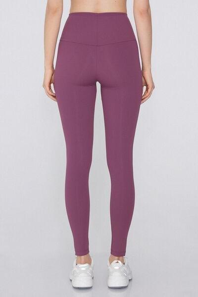 Violet High-Waisted Shaping Leggings, , large image number 2