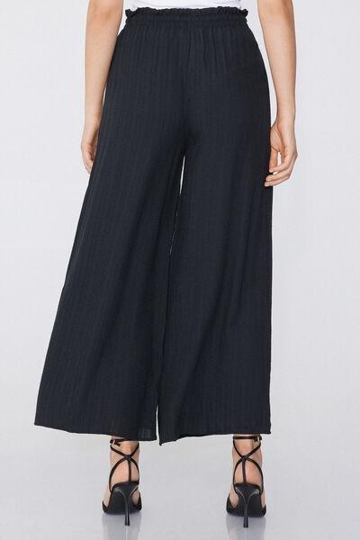 Black Palazzo Trousers, , large image number 2