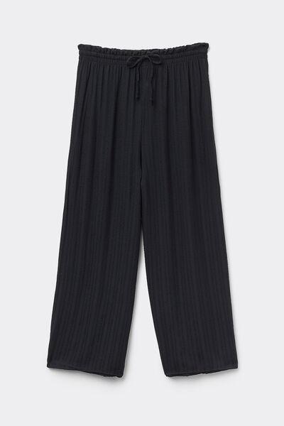 Black Palazzo Trousers, Black, large image number 5