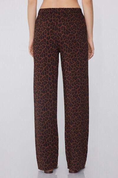 Brown Straight-Cut Trousers, , large image number 2