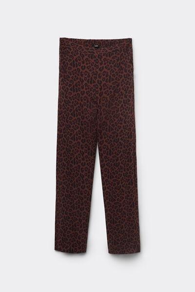 Brown Straight-Cut Trousers, , large image number 4