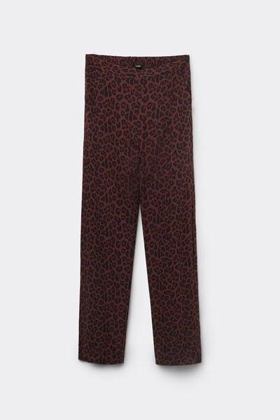 Brown Straight-Cut Trousers, 5701_512Y, large image number 4