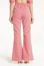 Tezenis - Red Crinkle-Effect Flared Trousers