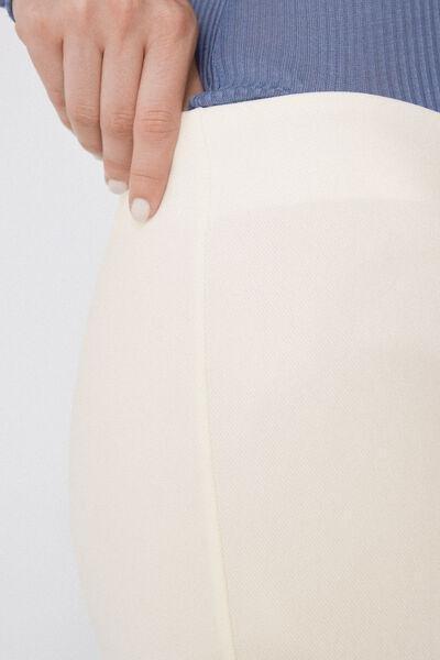 White Stretch Leggings, , large image number 3