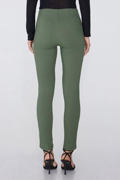 Green Stretch Leggings, , large image number 2