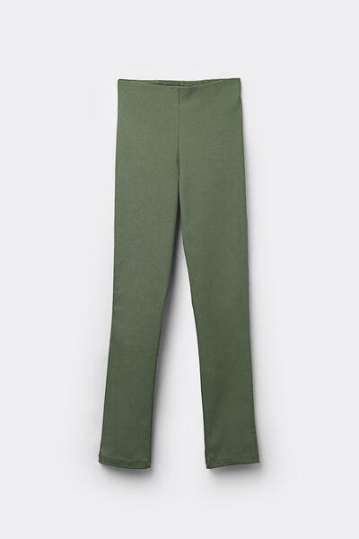 Green Stretch Leggings, , large image number 3
