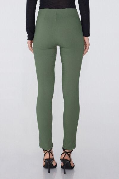 Green Stretch Leggings, , large image number 5