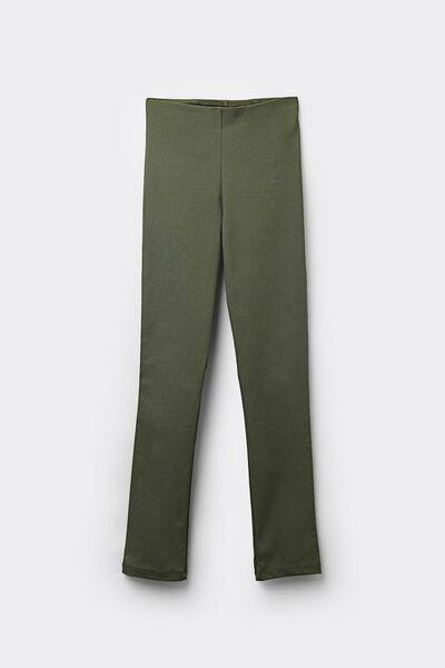 Green Stretch Leggings, 5701_920W, large image number 8