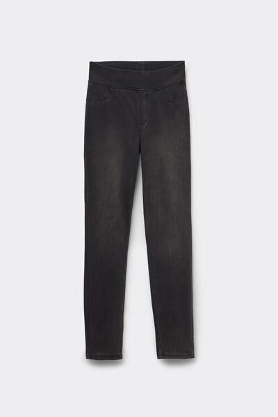 BLACK DENIM Soft Flex Denim Leggings, , large image number 4