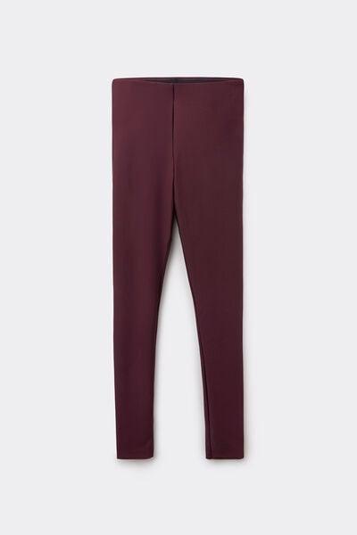 Brown Shiny Microfibre Leggings, 5701_581Z, medium