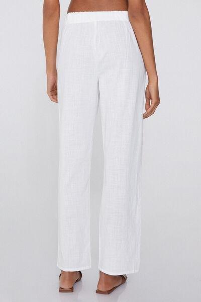 White Canvas Trousers, , large image number 2