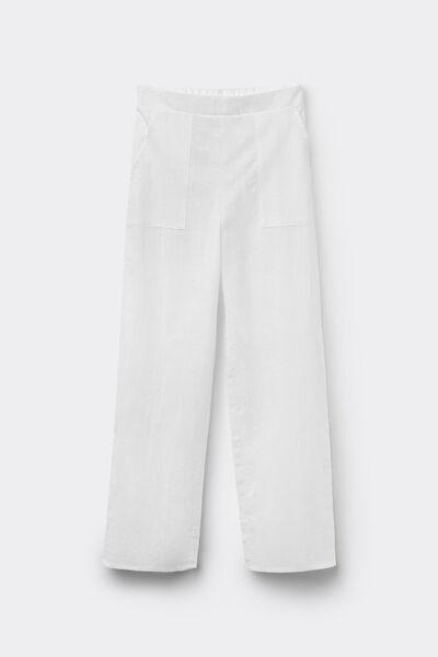 White Canvas Trousers, , large image number 4