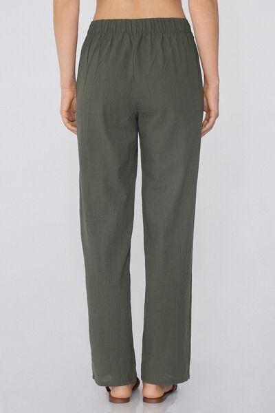 Green Canvas Trousers, , large image number 2
