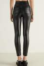 Tezenis - Black Coated-Effect Five Pocket Thermal Trousers