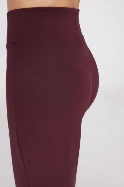 Brown Soft Touch Straight-Cut Long Pyjama Bottoms, 5701_581Z, large image number 3